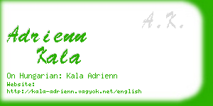 adrienn kala business card